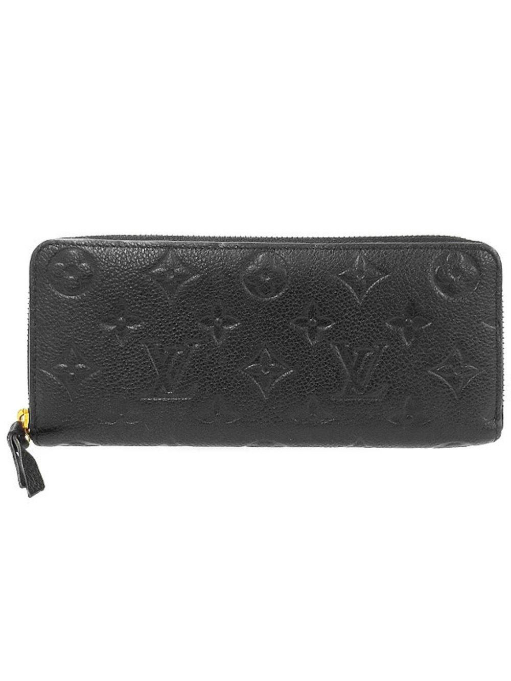 Louis Vuitton Monogram Empreinte Portefeuille Clemence Round Zipper Long Wallet